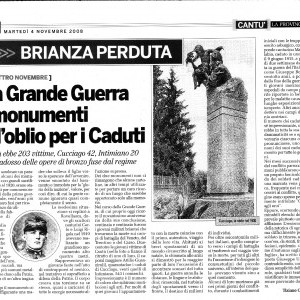 2008 04 Novembre la Provincia Monumento ai Caduti