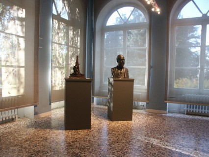 22 Villa Calvi Mostra Scultori Rigola Sala Monumenti Caduti Zogno Busto Bronzeo Belotti