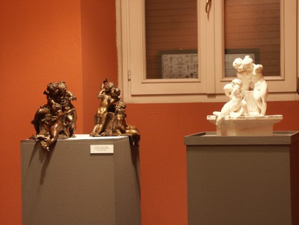 26 Villa Calvi Mostra Scultori Rigola Bronzi e Gesso per Mobili