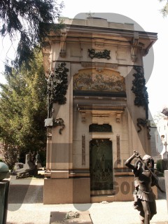 Milano Cimitero Monumentale Rigola Edicola Giudici