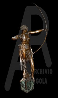 Rigola Scultori Diana Cacciatrice Bronzo